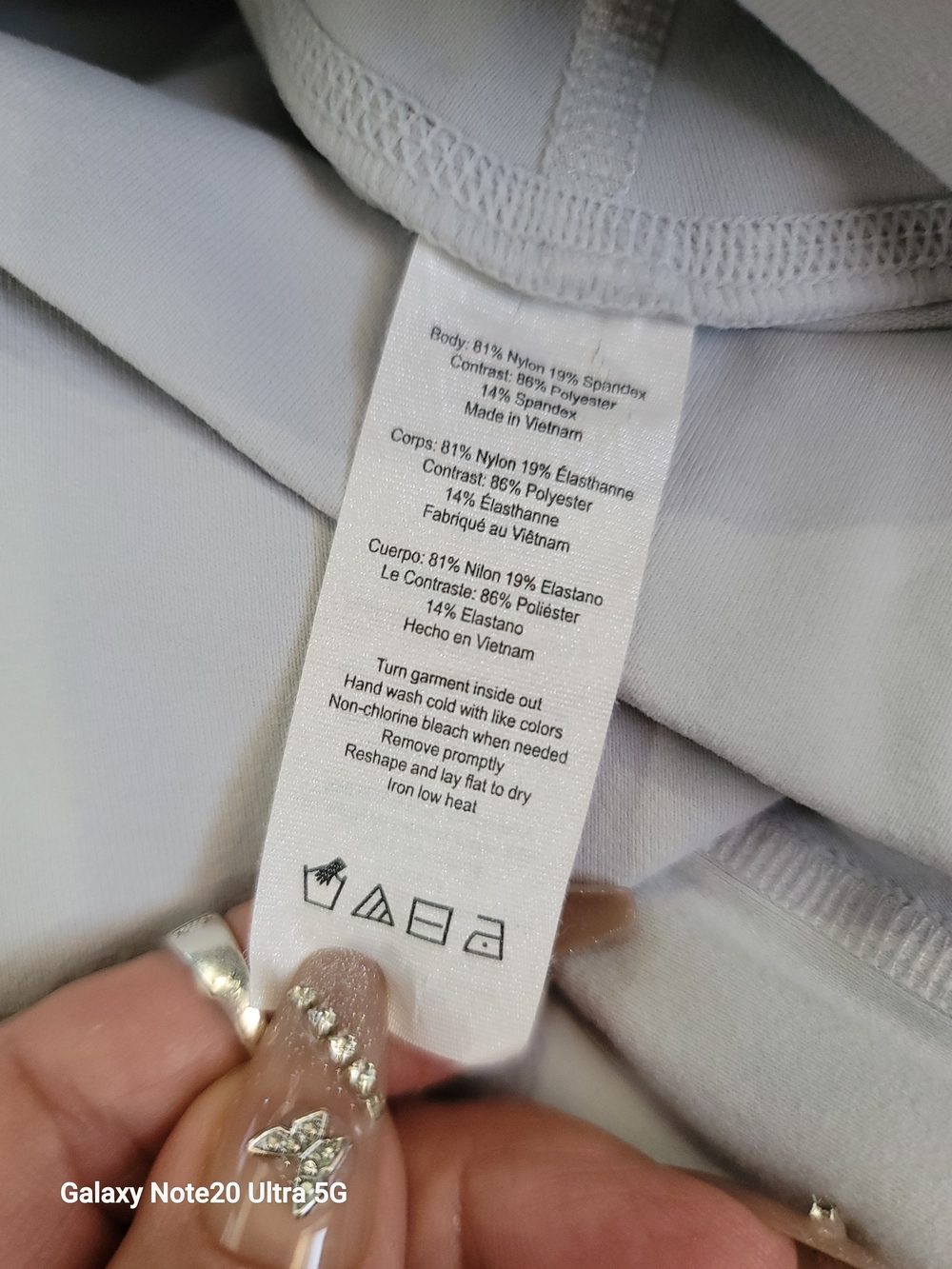 Alo Women's Gray Leggings - Picture 3 of 7